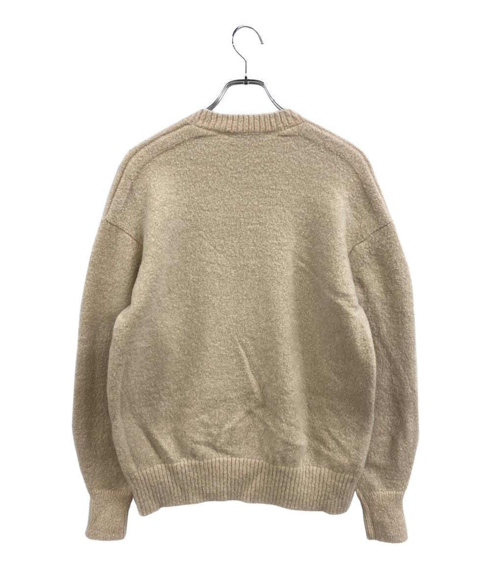 美品 Drawer ニット アイボリー クルーネック 6513-199-1109 レディース SIZE - ドゥロワー