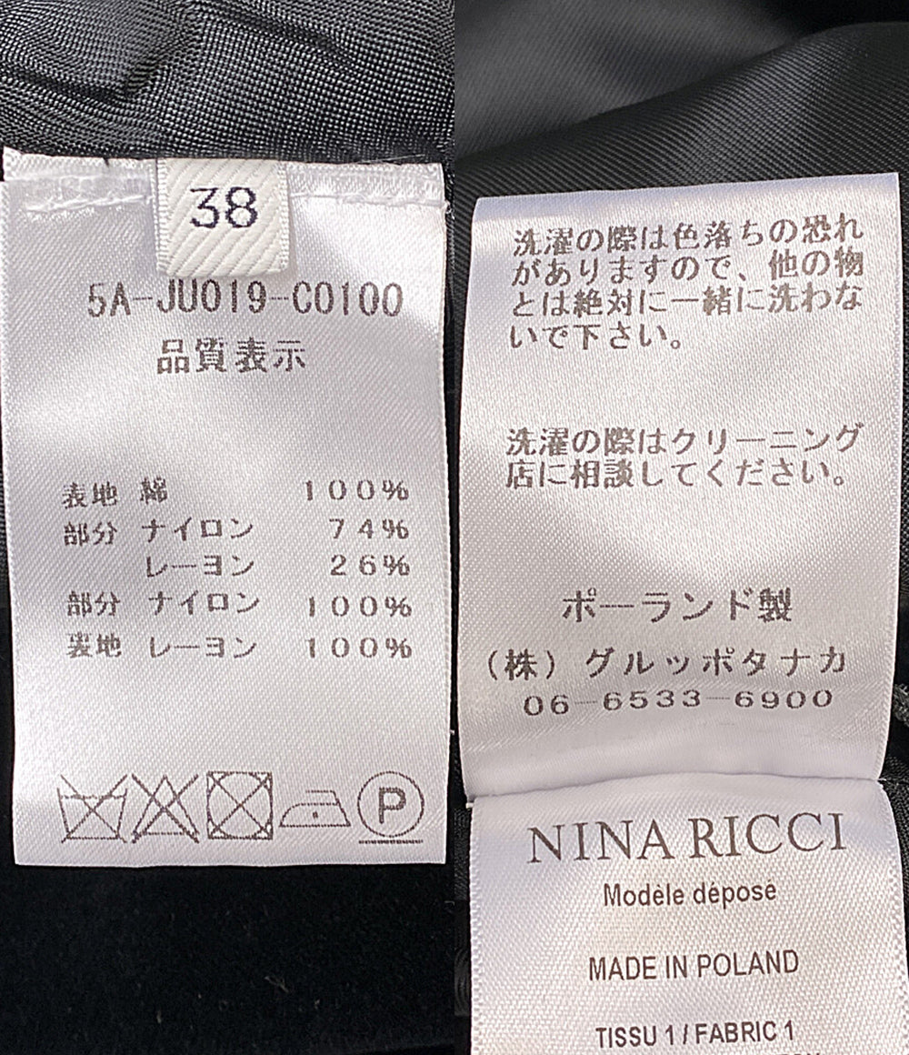 美品 NINA RICCI スカート 5A-JU019-CO100 レディース SIZE 38 ニナリッチ