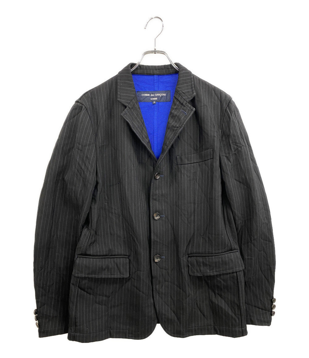 COMME des GARCONS HOMME テーラードジャケット ウールストライプ HP-J012 メンズ SIZE S コムデギャルソンオム