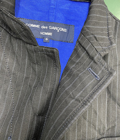 COMME des GARCONS HOMME テーラードジャケット ウールストライプ HP-J012 メンズ SIZE S コムデギャルソンオム
