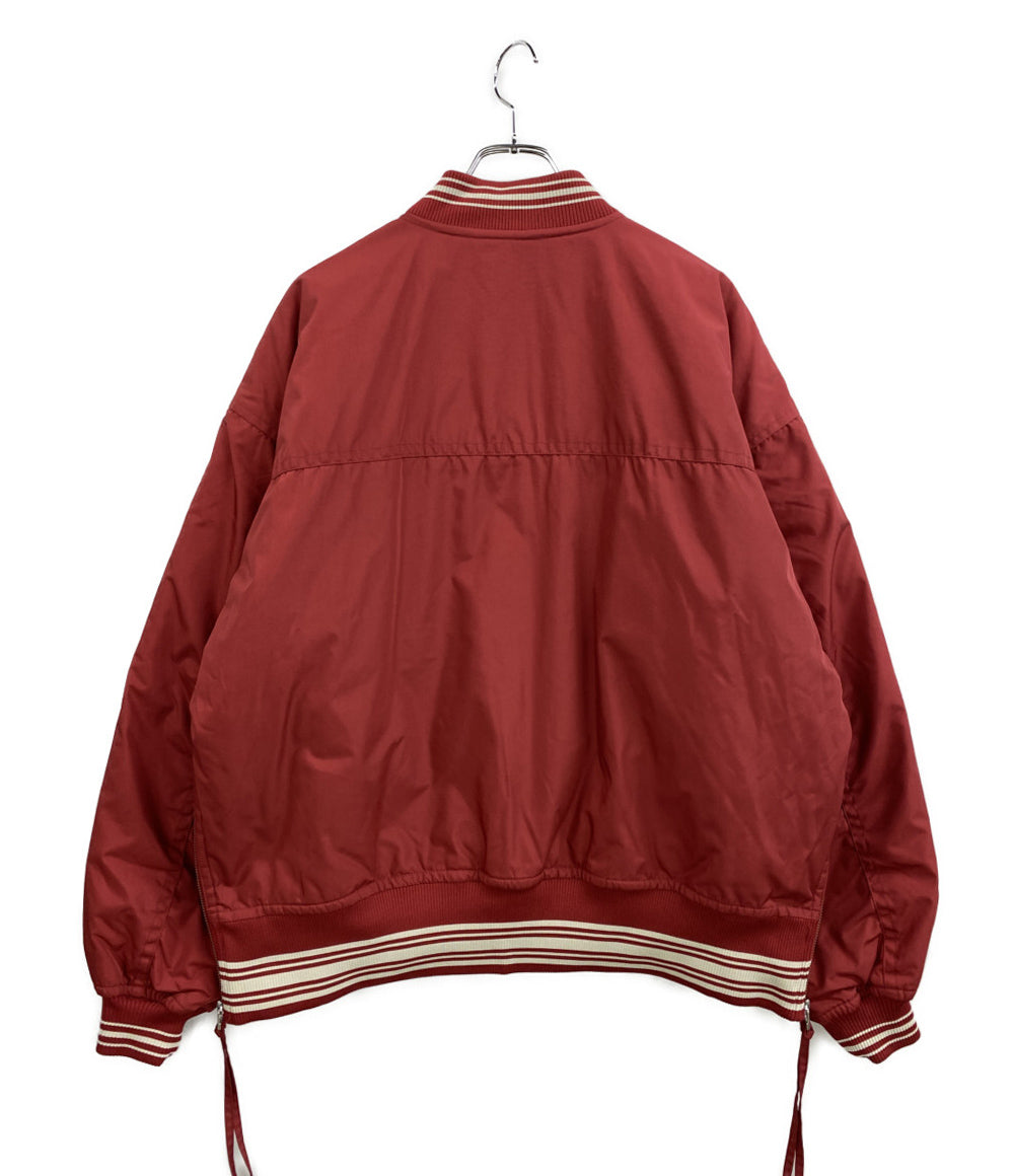 MAISON SPECIAL ブルゾン レッド Oxford Fabric Blouson 21242215308 レディース SIZE F メゾンスペシャル