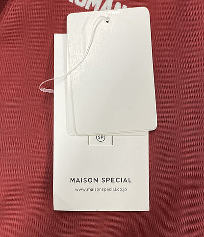 MAISON SPECIAL ブルゾン レッド Oxford Fabric Blouson 21242215308 レディース SIZE F メゾンスペシャル