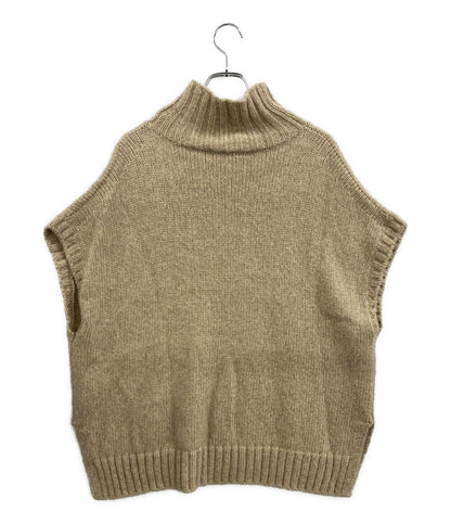 美品 ebure ベスト カシミヤ混 ラメニット 23AW 3810800301 レディース SIZE - エブール