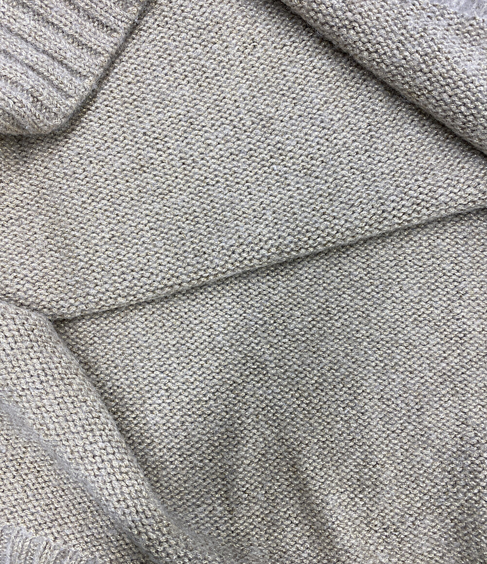 美品 ebure ベスト カシミヤ混 ラメニット 23AW 3810800301 レディース SIZE - エブール