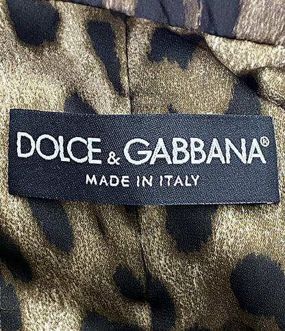 美品 DOLCE & GABBANA コート レオパード F0S99T レディース SIZE 36 ドルチェアンドガッバーナ