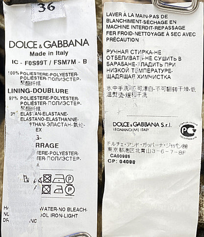 美品 DOLCE & GABBANA コート レオパード F0S99T レディース SIZE 36 ドルチェアンドガッバーナ