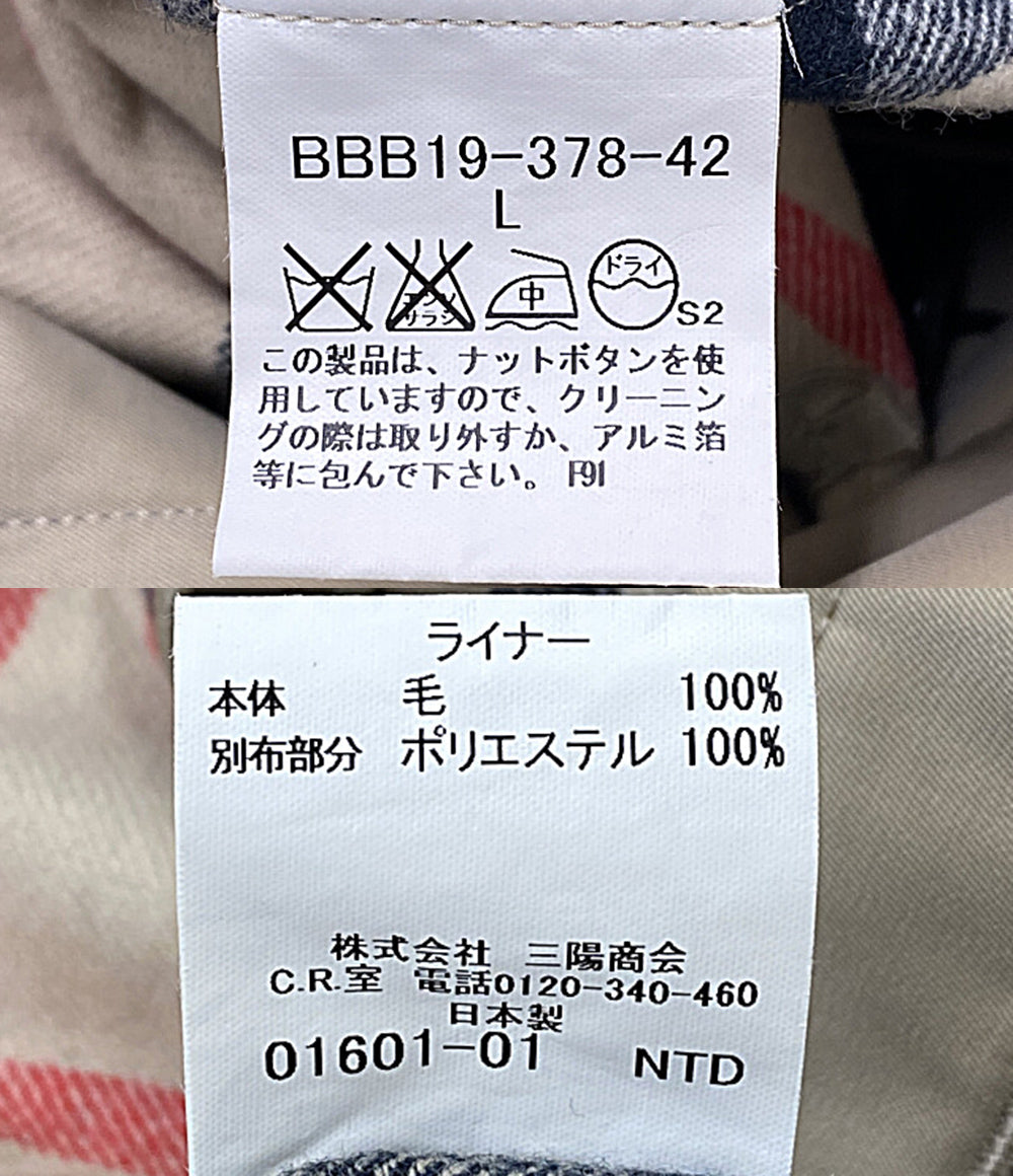 BURBERRY トレンチコート ライナー付き BBB19-378-42 メンズ SIZE L バーバリー