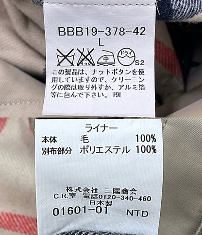 BURBERRY トレンチコート ライナー付き BBB19-378-42 メンズ SIZE L バーバリー