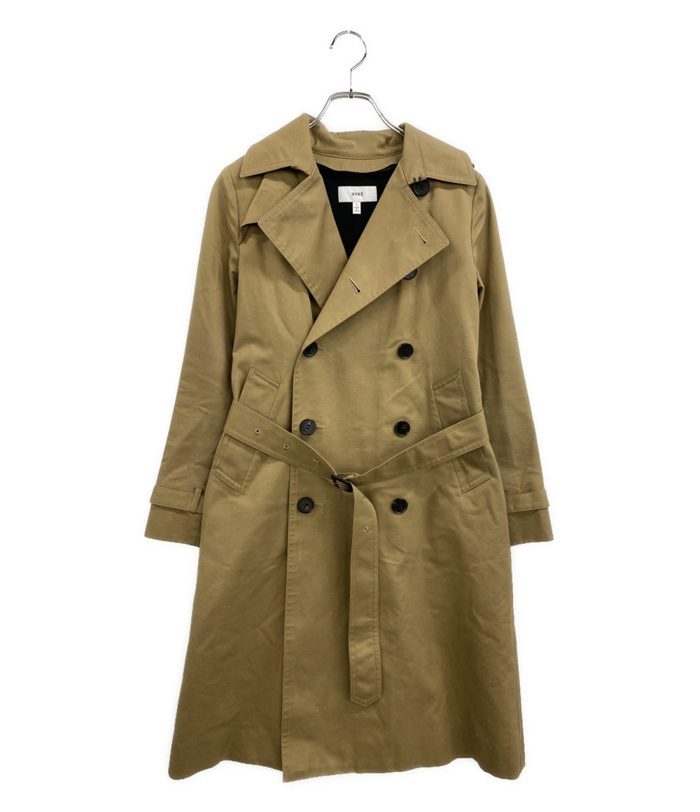 HYKE ライナー付きトレンチコート ブラウン レディース SIZE 1 ハイク