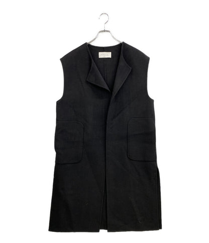Na.e ナエ ベスト Handmade ウールジレ ブラック レディース SIZE -