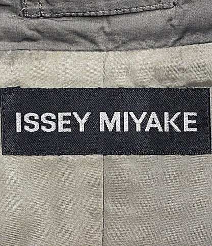 ISSEY MIYAKE コート カーキ ME61-FA016 レディース SIZE 3 イッセイミヤケ