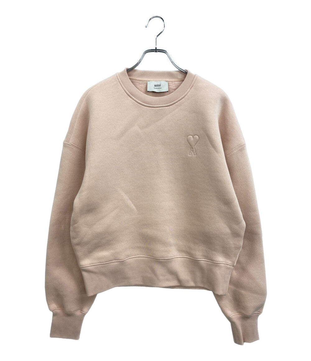 美品 AMI Alexandre Mattiussi アミアレクサンドルマテュッシ スウェット 刺繍エンボス メンズ SIZE S