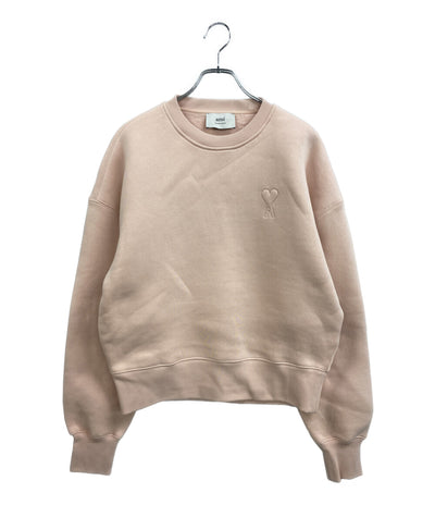美品 AMI Alexandre Mattiussi アミアレクサンドルマテュッシ スウェット 刺繍エンボス メンズ SIZE S