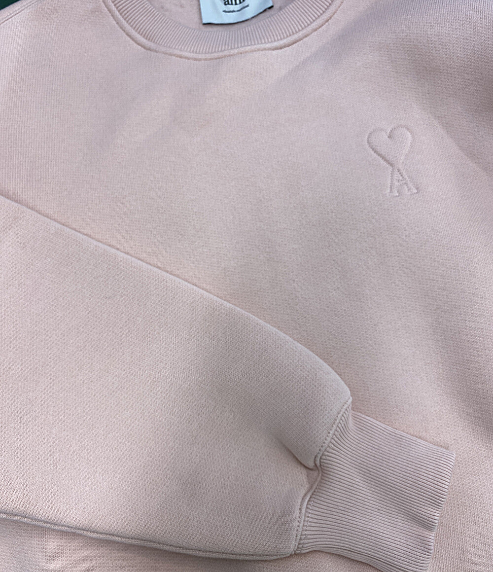 美品 AMI Alexandre Mattiussi アミアレクサンドルマテュッシ スウェット 刺繍エンボス メンズ SIZE S
