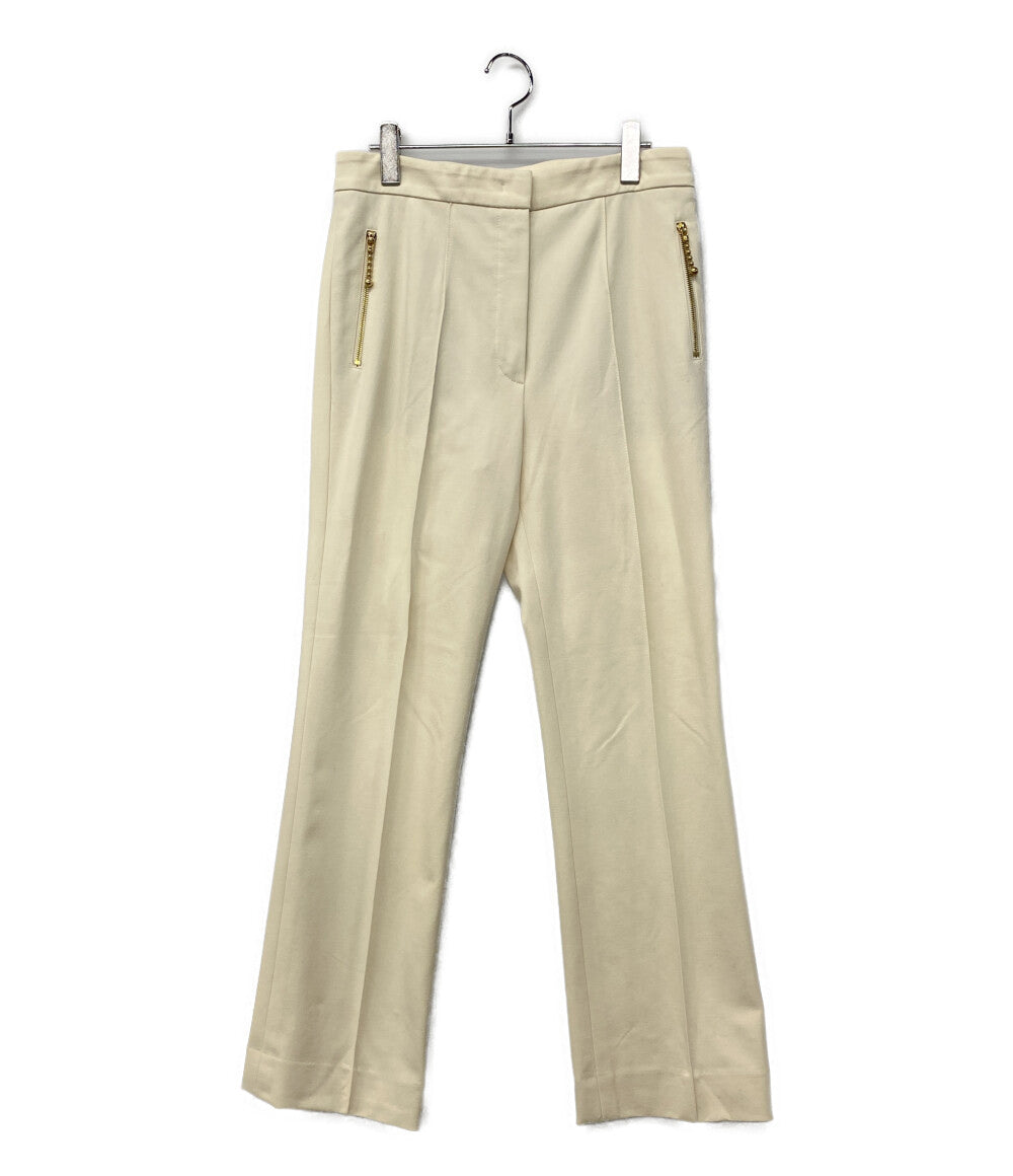 ESCADA パンツ ストレッチセンターライン アイボリー レディース SIZE 40 エスカーダ
