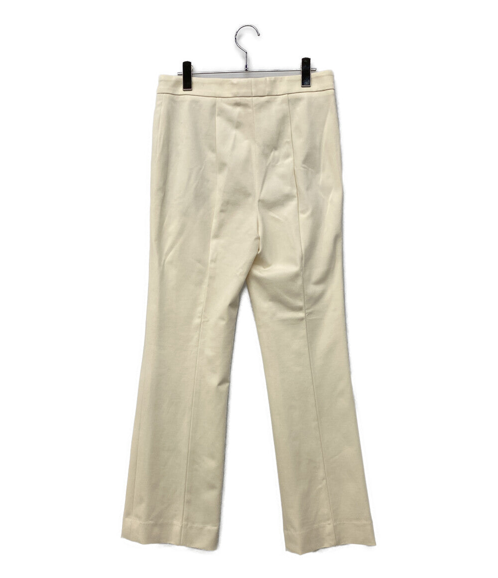 ESCADA パンツ ストレッチセンターライン アイボリー レディース SIZE 40 エスカーダ