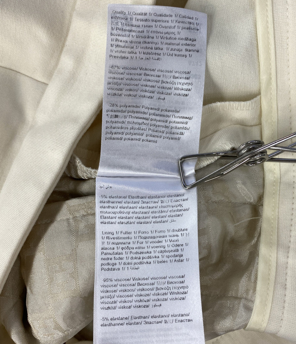 ESCADA パンツ ストレッチセンターライン アイボリー レディース SIZE 40 エスカーダ