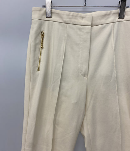ESCADA パンツ ストレッチセンターライン アイボリー レディース SIZE 40 エスカーダ