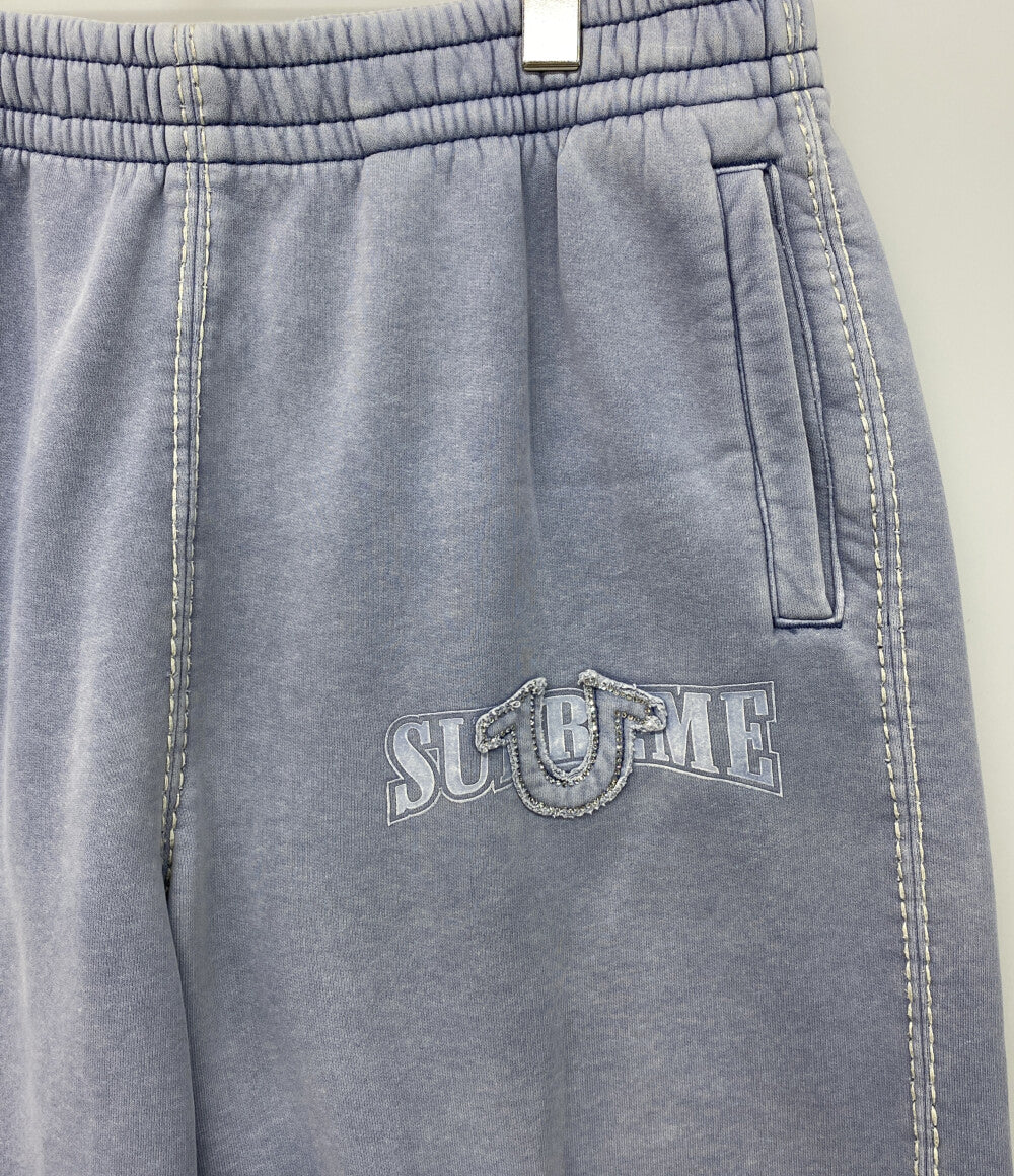 Supreme×TRUE RELIGION トゥルーレリジョン スウェットパンツ ステッチ メンズ SIZE L シュプリーム