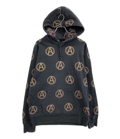 Supreme パーカー ×UNDERCOVER ロゴ総柄 ブラック RN101837 メンズ SIZE L シュプリーム