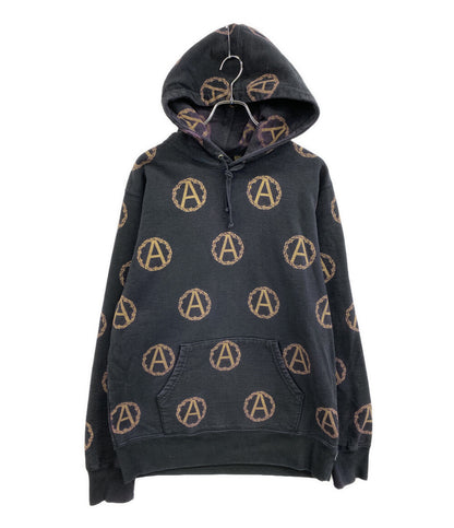 Supreme パーカー ×UNDERCOVER ロゴ総柄 ブラック RN101837 メンズ SIZE L シュプリーム