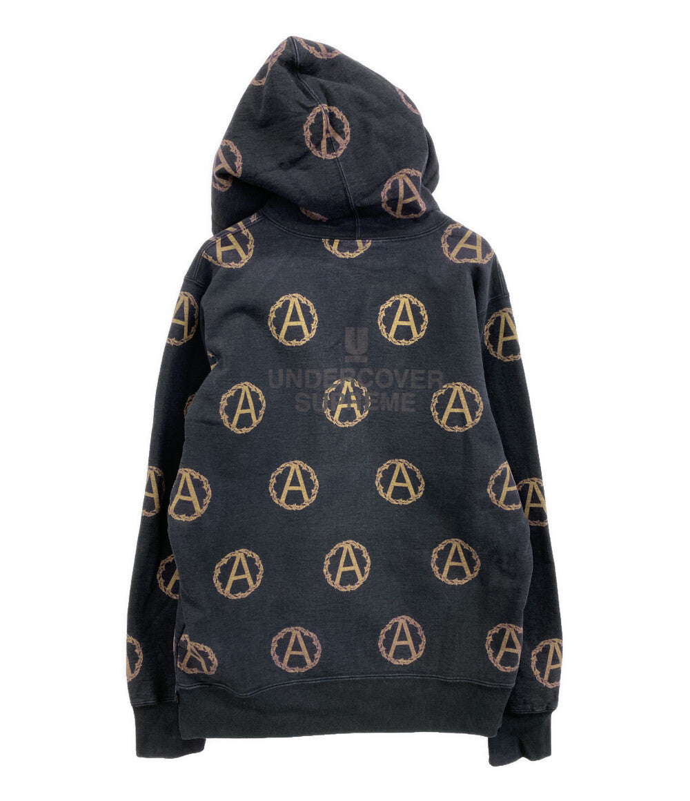 Supreme パーカー ×UNDERCOVER ロゴ総柄 ブラック RN101837 メンズ SIZE L シュプリーム
