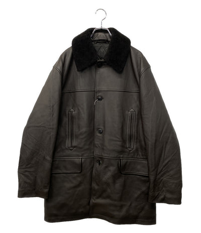 COMOLI シープグレイレザーコート 23AW メンズ SIZE 3 コモリ