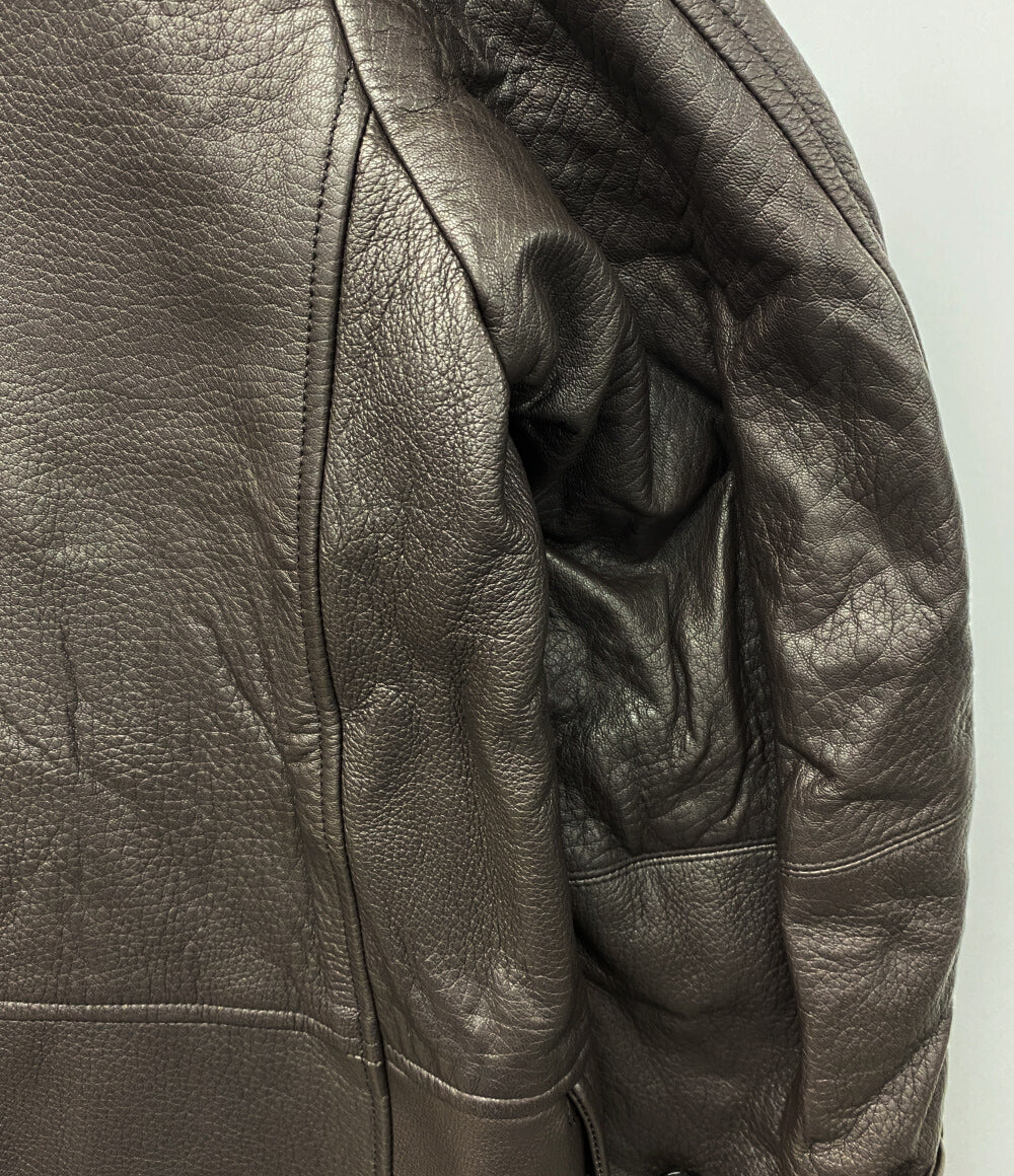 COMOLI シープグレイレザーコート 23AW メンズ SIZE 3 コモリ
