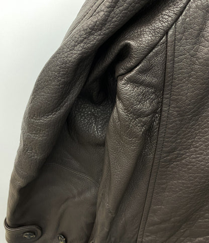 COMOLI シープグレイレザーコート 23AW メンズ SIZE 3 コモリ