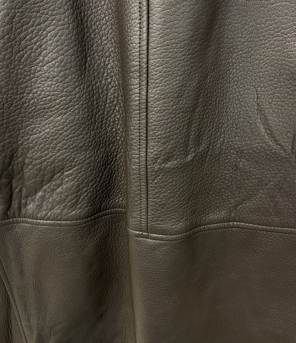 COMOLI シープグレイレザーコート 23AW メンズ SIZE 3 コモリ