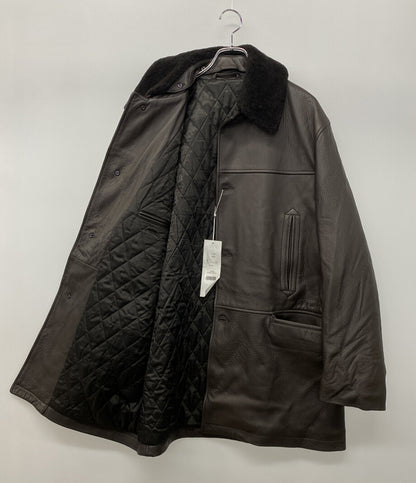 COMOLI シープグレイレザーコート 23AW メンズ SIZE 3 コモリ