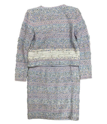 美品 Rene スカートスーツ ツイードセットアップ 6812320 レディース SIZE 34/36 ルネ