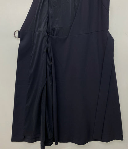 theory luxe ノースリーブラップワンピース ネイビー レディース SIZE 38 セオリーリュクス