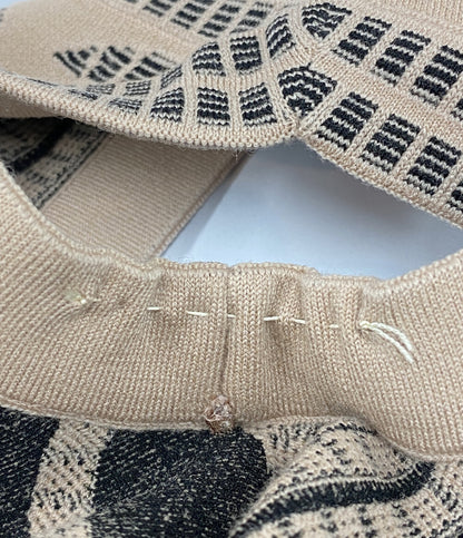 ALAIA アライア ノースリーブワンピース 総柄 5W9RD33RM190 レディース SIZE 38