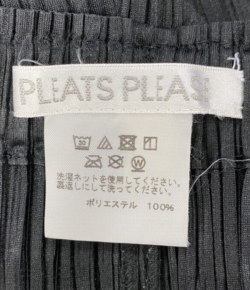 PLEATS PLEASE パンツ PP73-JF144 ブラック レディース SIZE 3 プリーツプリーズ
