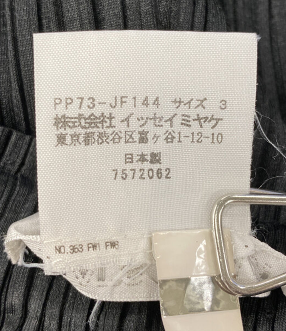 PLEATS PLEASE パンツ PP73-JF144 ブラック レディース SIZE 3 プリーツプリーズ