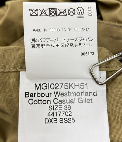 BARBOUR ベスト Westmorland MGI0275KH51 ブラウン メンズ SIZE 36 バブアー