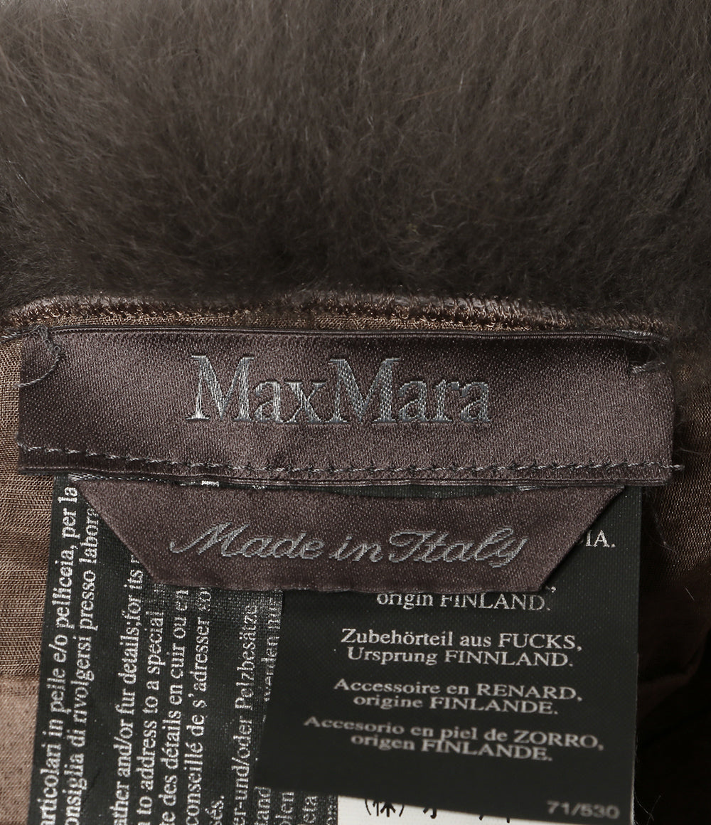 MAX MARA ストール フォックスファー レディース マックスマーラ