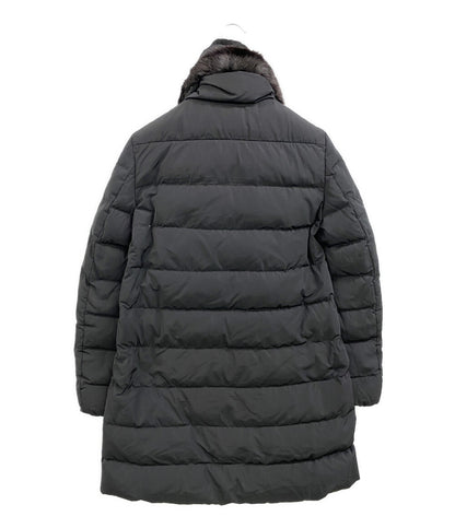 MONCLER コート ブラック LINOTTE D20934936320 54543 レディース SIZE - モンクレール