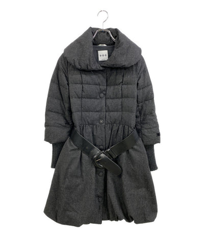 TATRAS ダウンコート ベルト付 ダークグレー LTA14A4356 レディース SIZE 02 タトラス