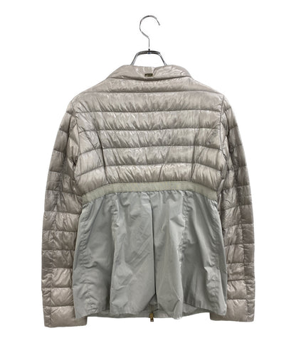 HERNO ダウンジャケット 切替 グレー PI0285D-12017-9402 レディース SIZE 42 ヘルノ