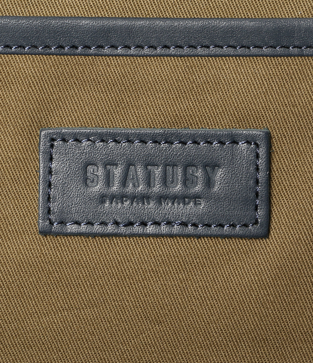STATUSY ステータシー リュック SQUAIR BACKPACK ネイビー メンズ