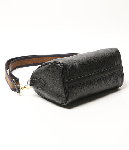 YOUNG & OLSEN ミニボストンバッグ ショルダー付き ブラック レディース ヤングアンドオルセン