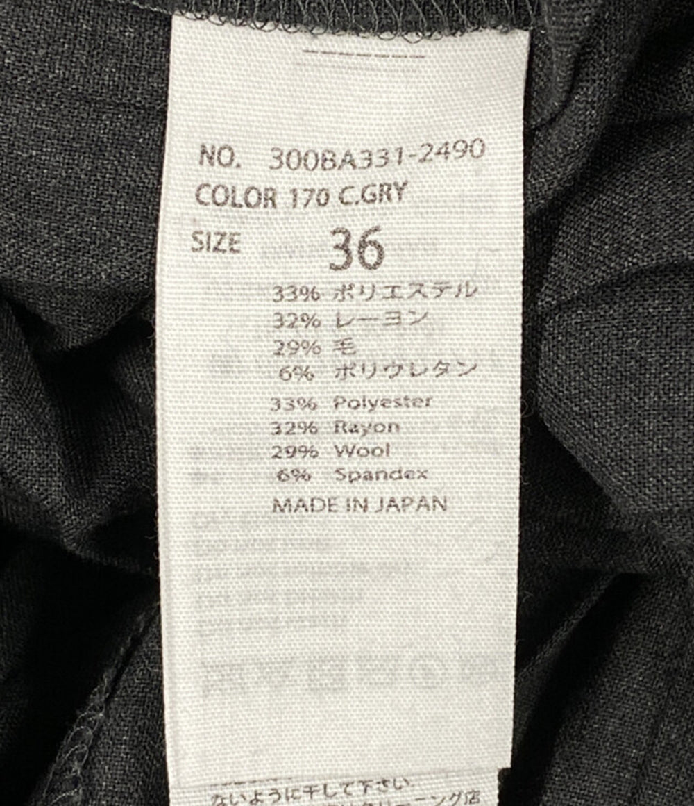 ENFOLD ランダムプリーツスカート 300BA331-2490 グレー レディース SIZE 36 エンフォルド