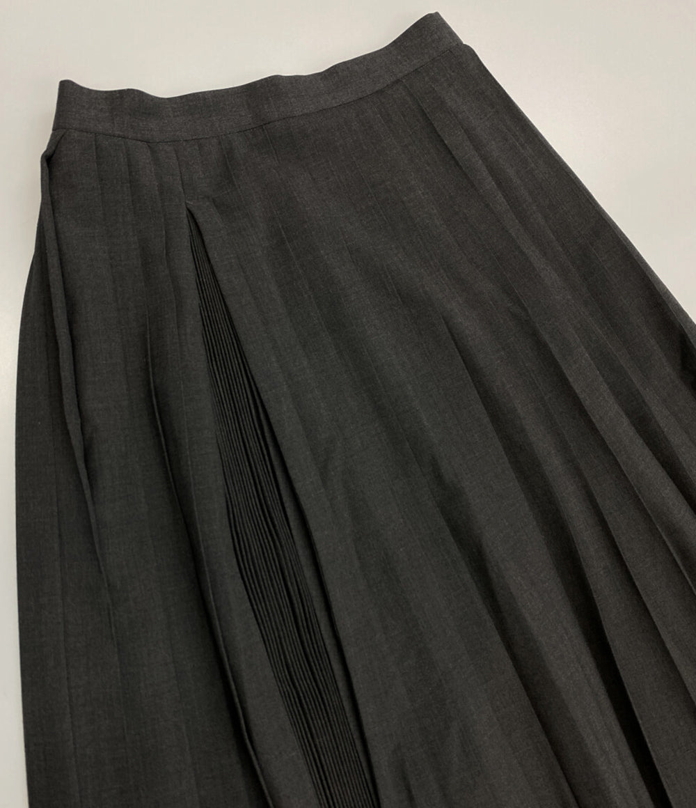 ENFOLD ランダムプリーツスカート 300BA331-2490 グレー レディース SIZE 36 エンフォルド