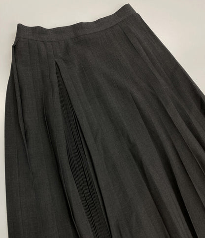 ENFOLD ランダムプリーツスカート 300BA331-2490 グレー レディース SIZE 36 エンフォルド
