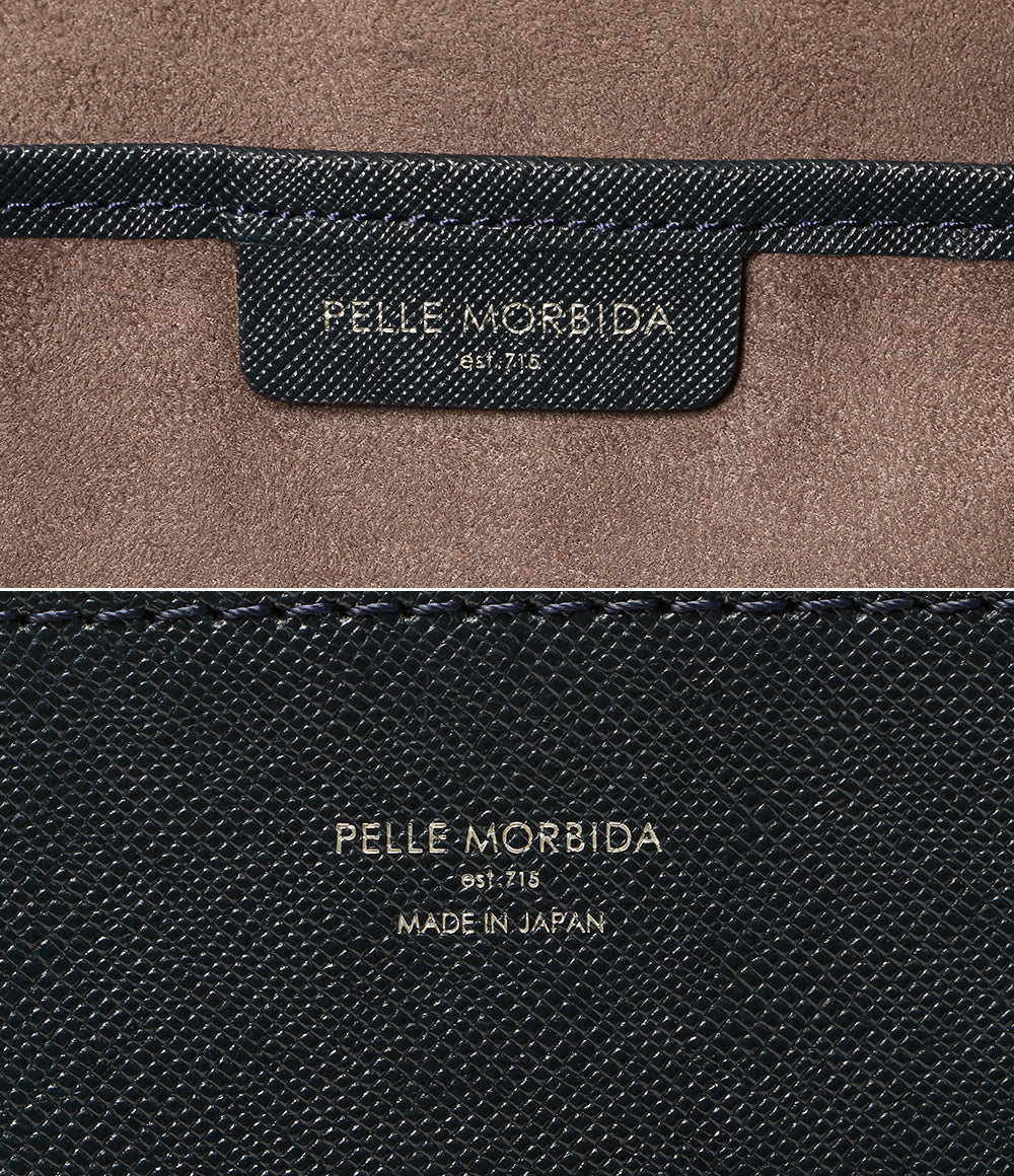 PELLE MORBIDA ネイビー クラッチバッグ メンズ ペッレモルビダ