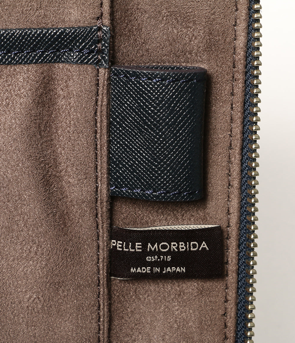 PELLE MORBIDA ネイビー クラッチバッグ メンズ ペッレモルビダ