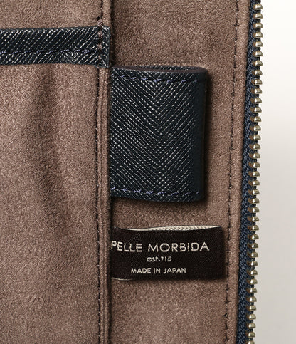 PELLE MORBIDA ネイビー クラッチバッグ メンズ ペッレモルビダ