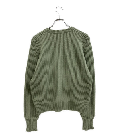 美品 Cristaseya クリスタセヤ カシミヤラグランニットプルオーバー BLM-51060-B レディース SIZE M
